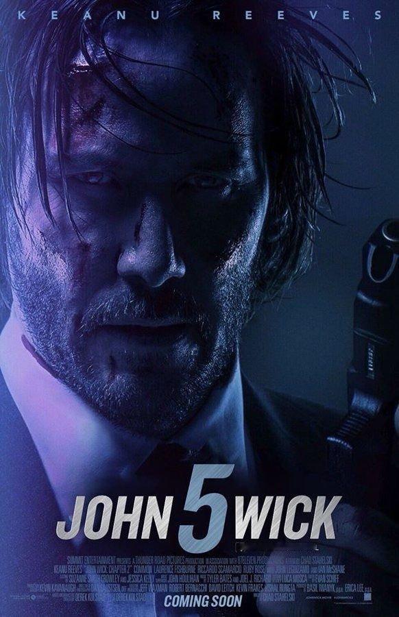 据报道,《疾速追杀5》将是基努·里维斯扮演John Wick的“最后之舞”。 ​