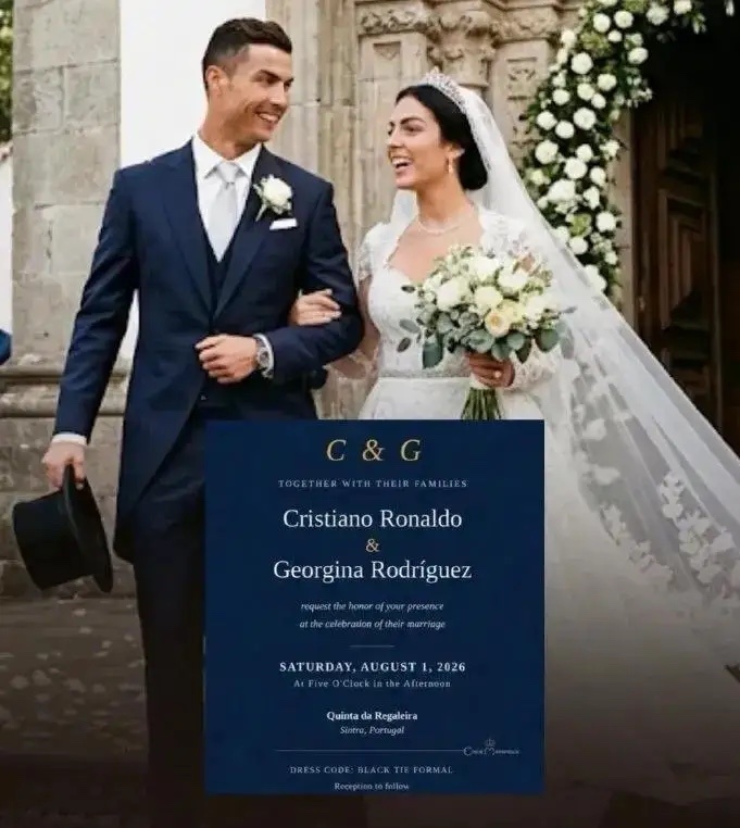 C罗乔治娜戴超大钻戒现身世纪婚礼倒计时！太阳报实锤：C罗8月8日马德拉岛迎娶乔治