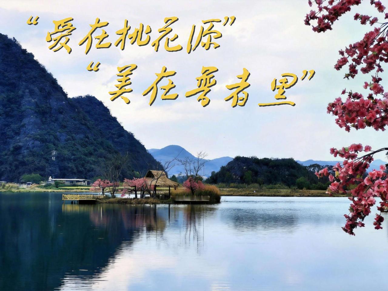 爱在桃花源，美在普者黑。一个风景如画的地方 ，值得欣赏点赞收藏加关注。