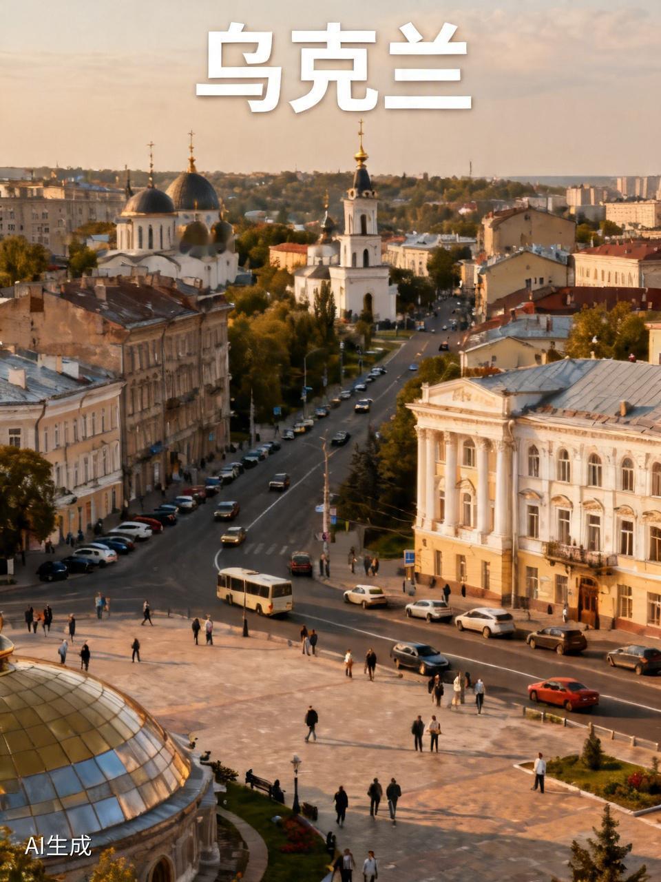 乌克兰就像一个被大国博弈裹挟的“棋盘棋子”。
在美俄等势力的角力下艰难挣扎，一边