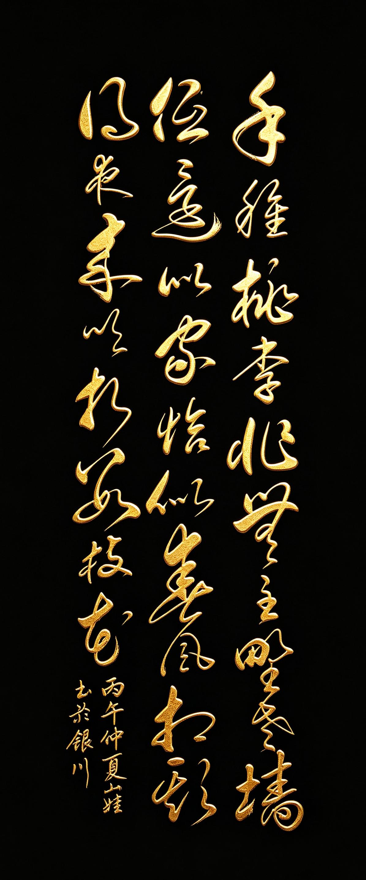 看这幅作品，千万不要只看热闹的笔法。这写的是杜甫在成都草堂的一首小诗。自己栽种桃