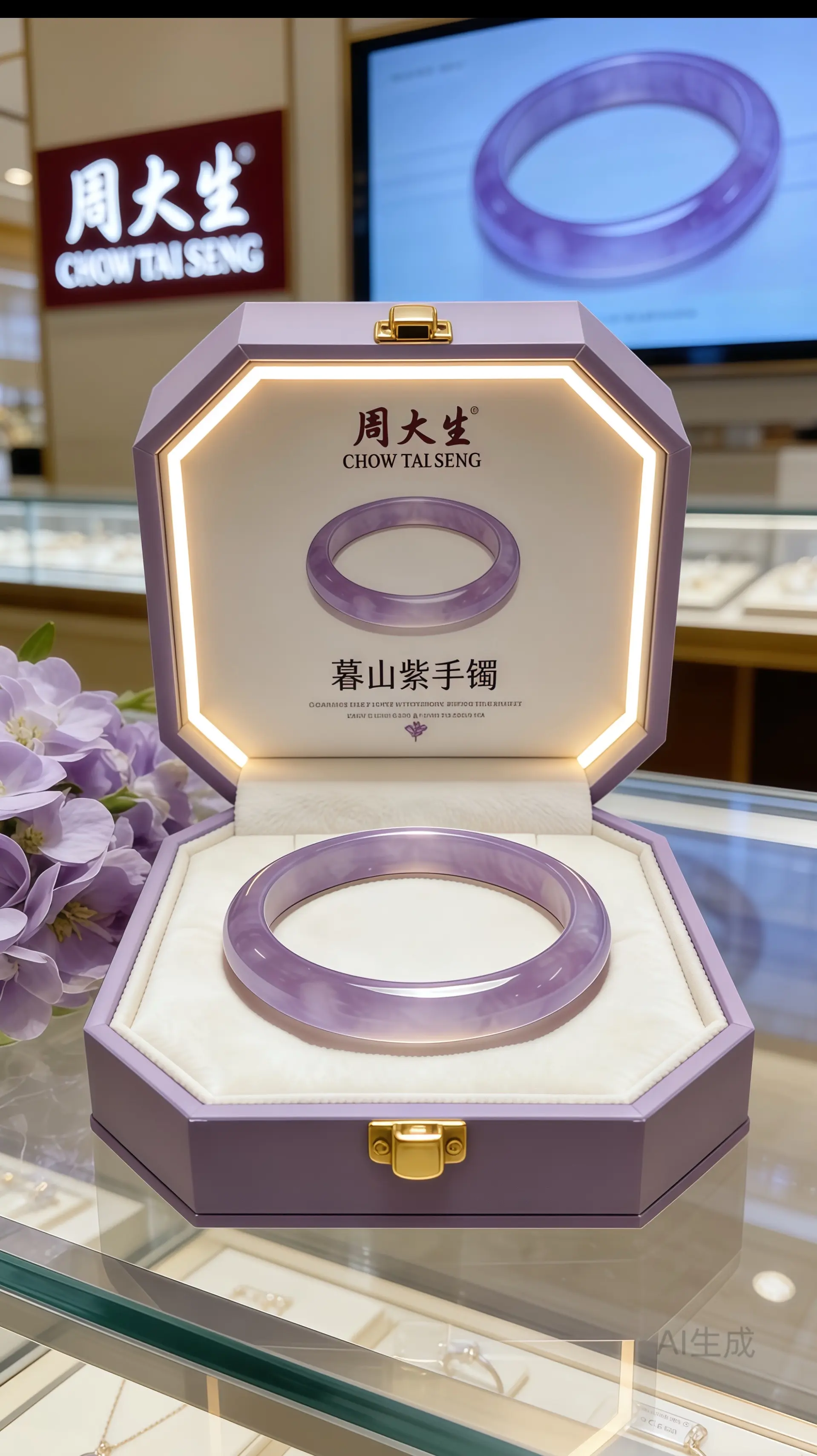 手镯 听说每个女孩子都有一个新手镯 礼物 周大生 首饰