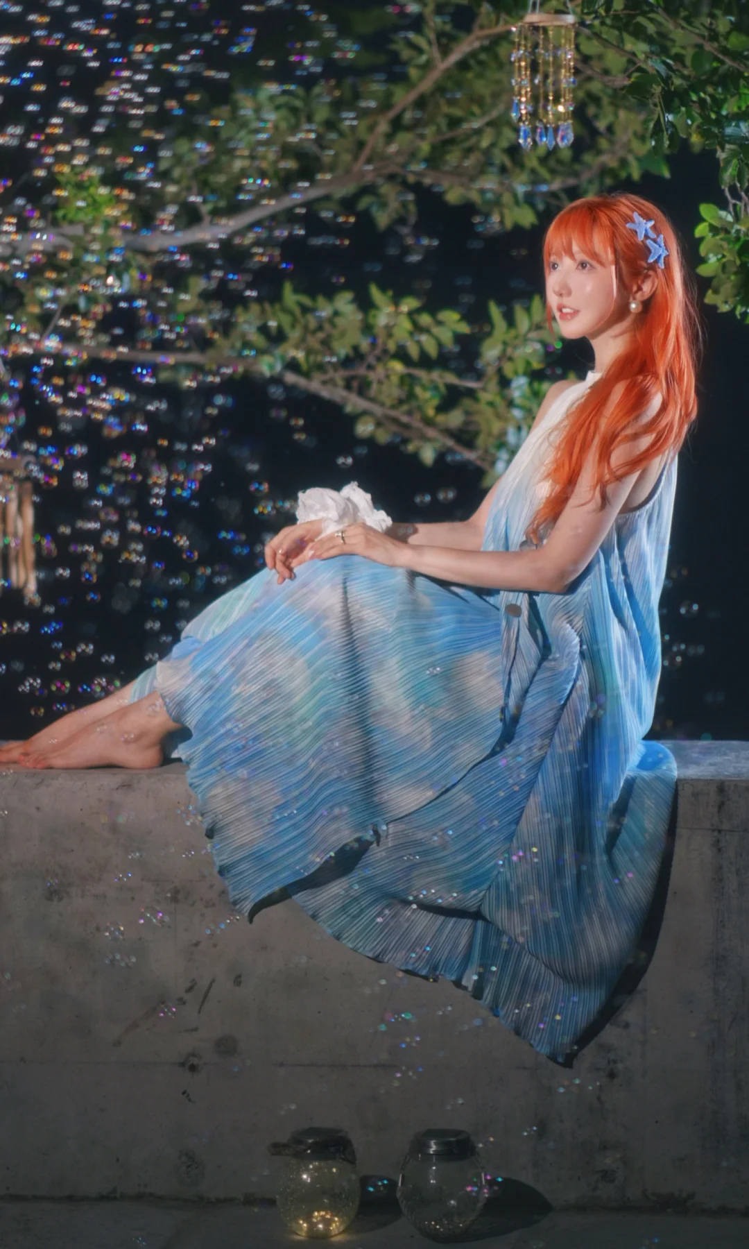🧜🏻‍♀️刚从海里上岸 🫧