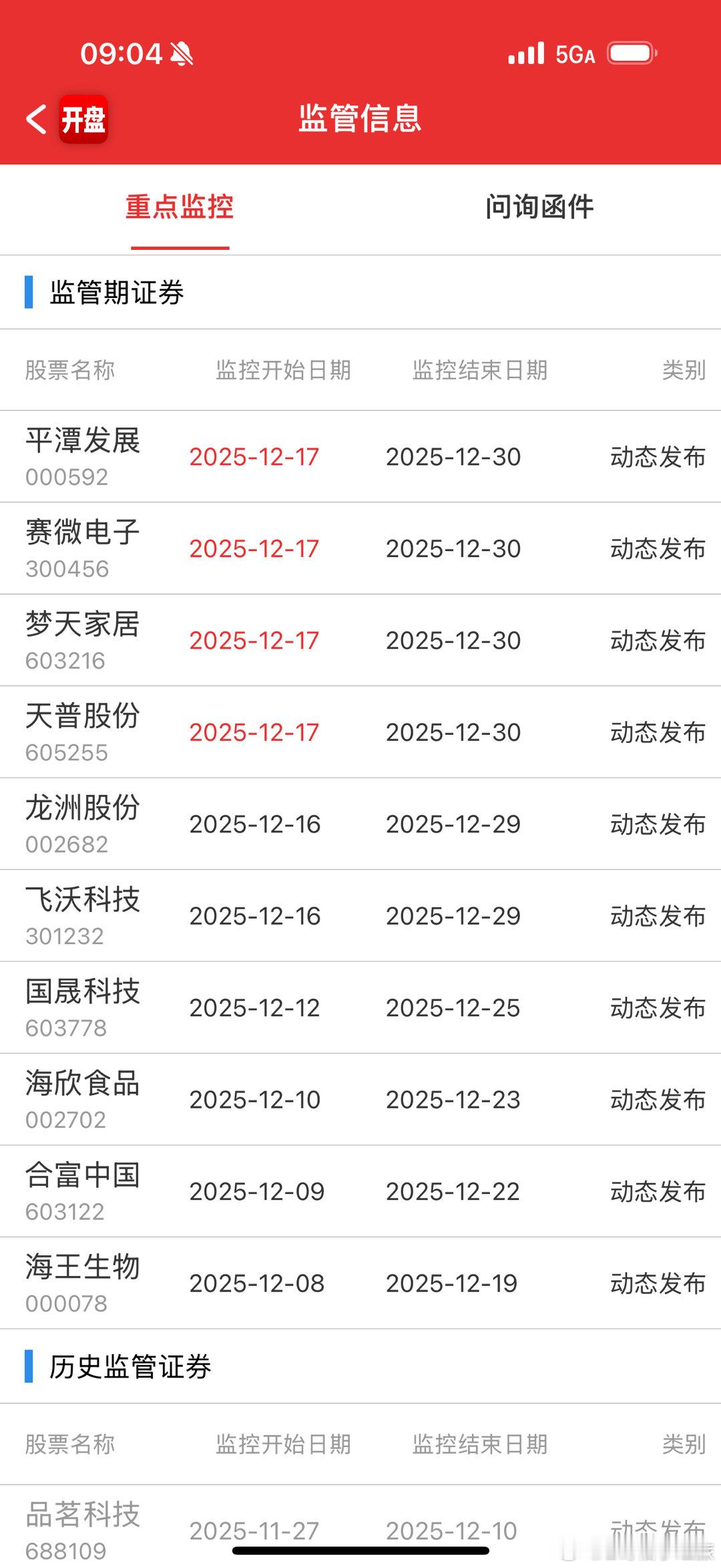 开盘啦也把平潭发展和赛微电子全加上了 