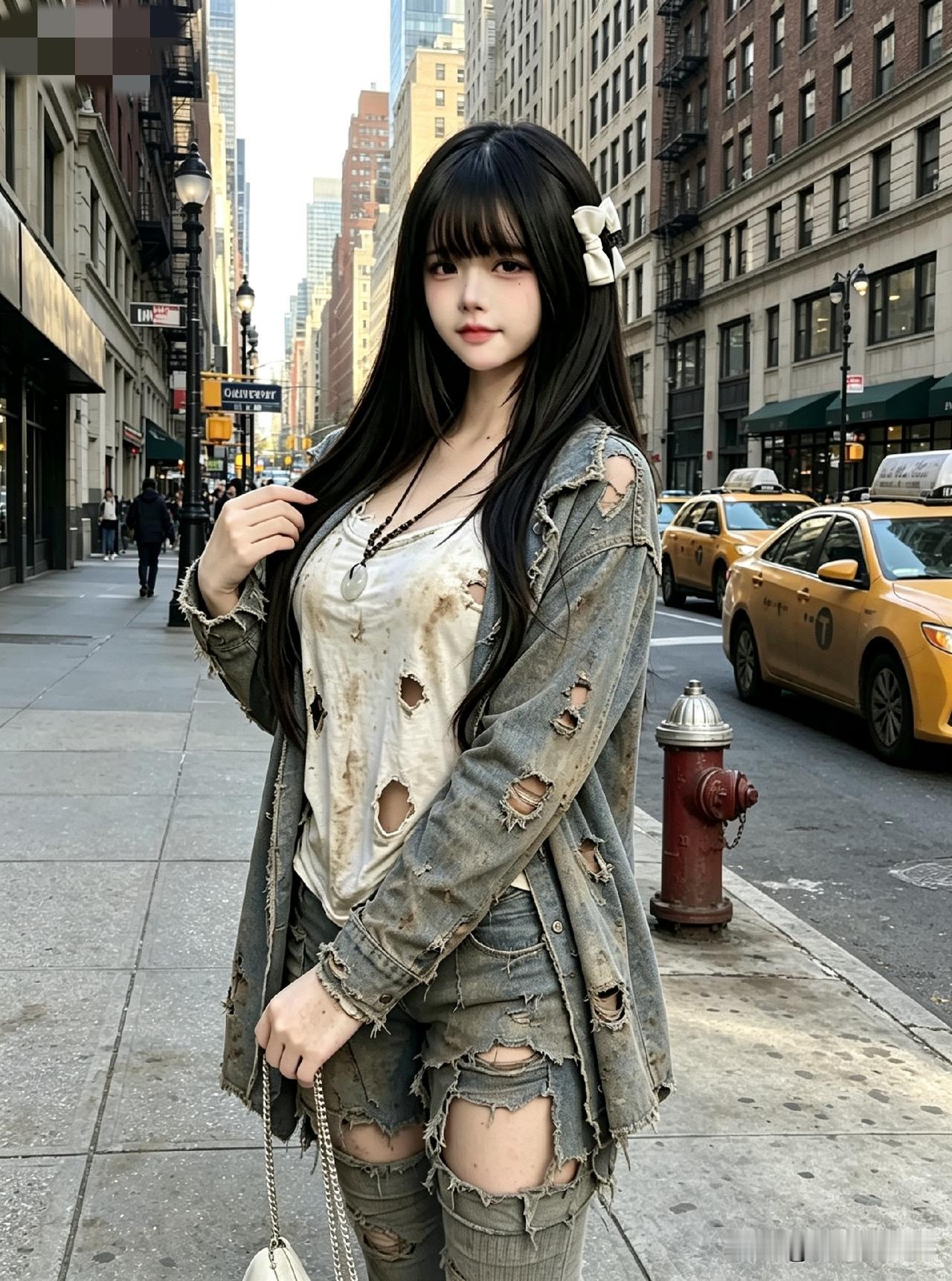 车马喧繁流过客，一身清艳自孤绝。