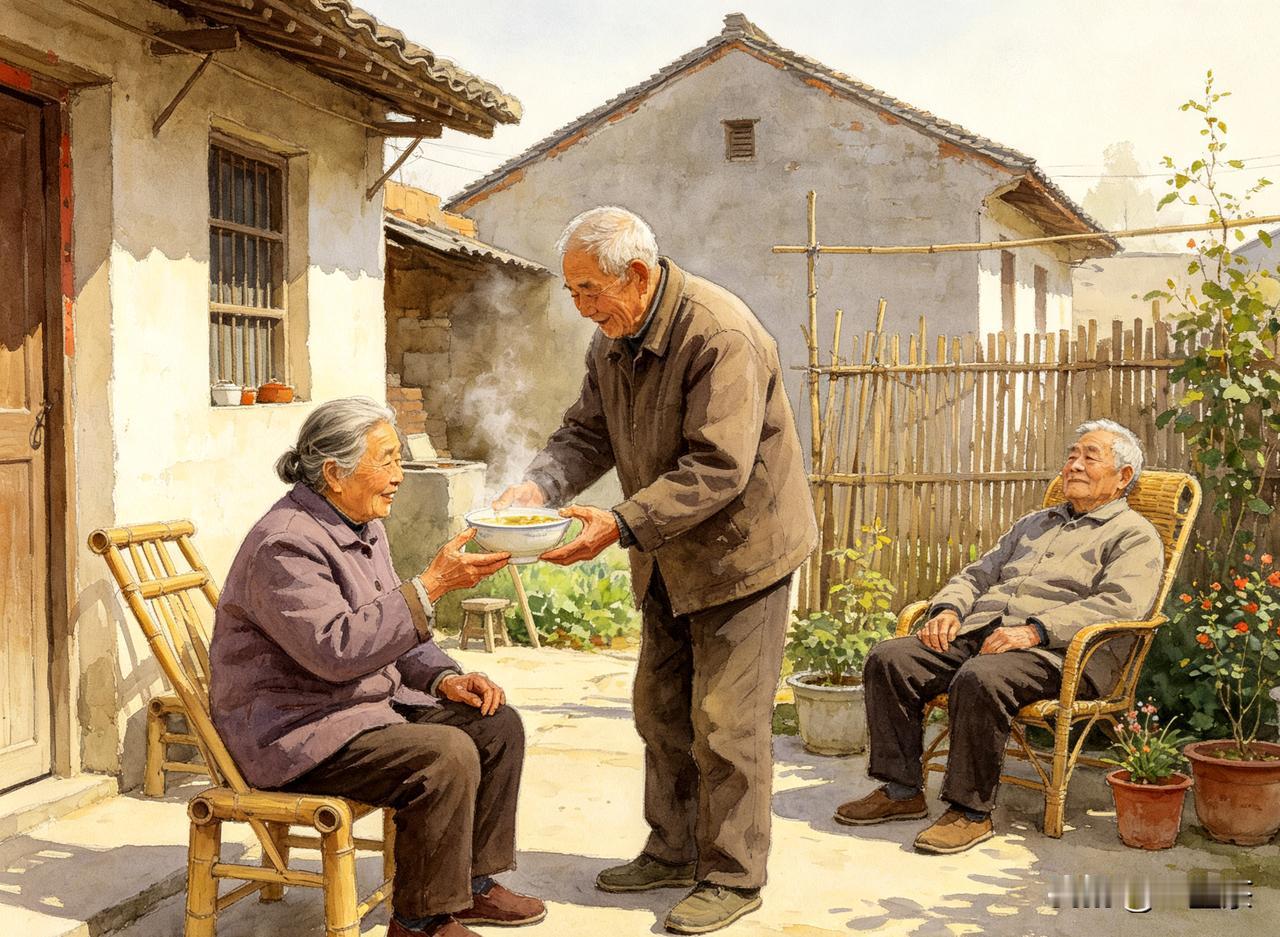 很多人觉得农村老人多，邻里熟，大家互相搭把手，就能低成本养老。

但真正生活在农