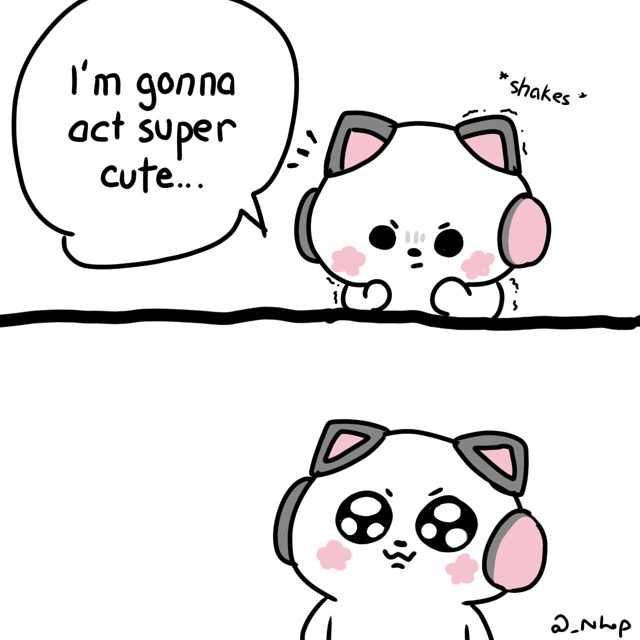 宮脇咲良[超话]   Super cute kkukku🥺/nhep_ 