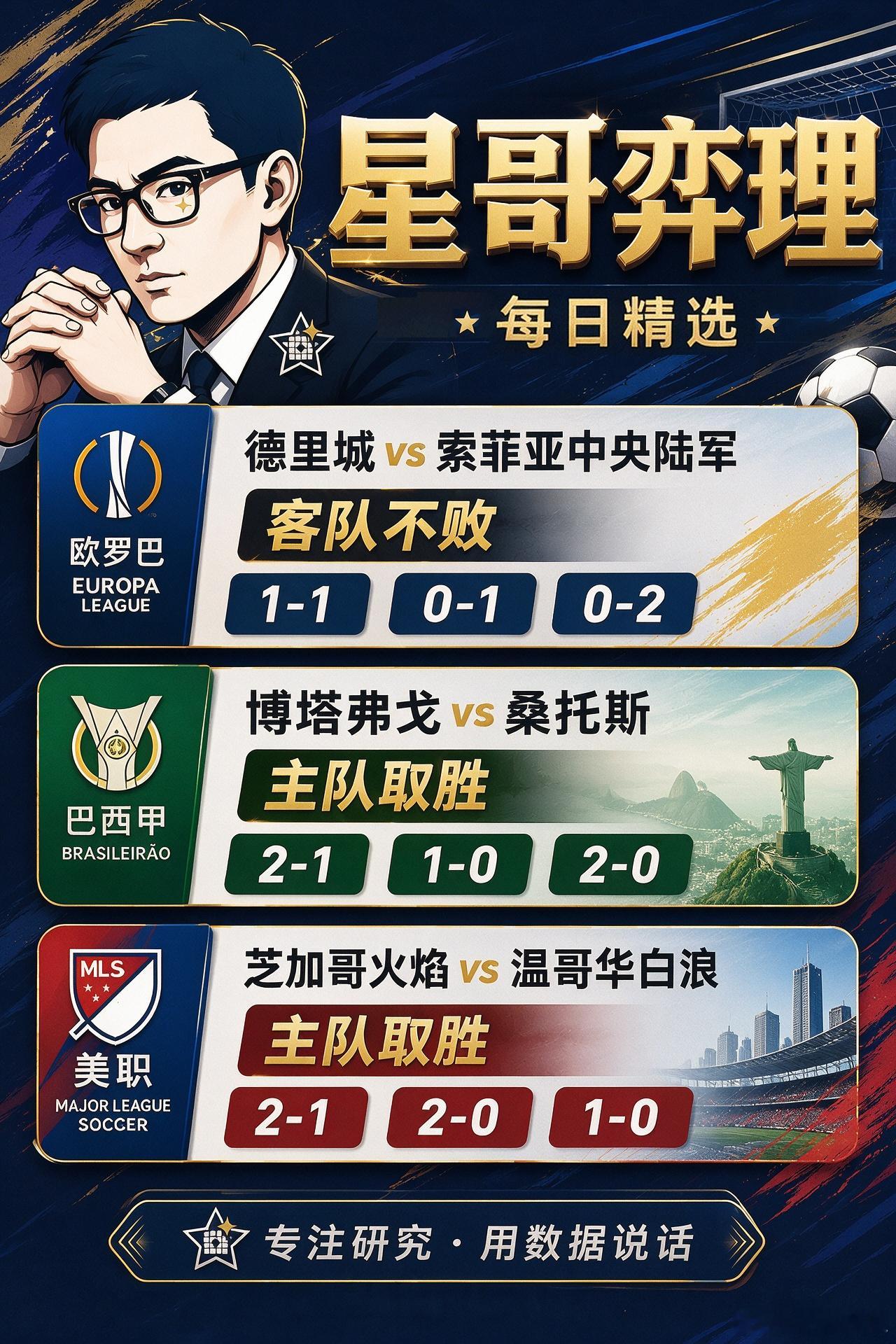 周末三场赛事集中梳理，每场给出明确方向与对应比分参考，不玩模棱两可的套话。德里城