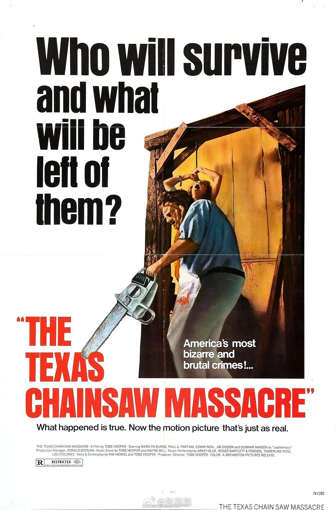 《德州电锯杀人狂》高分惊悚电影推荐美国 惊悚 恐怖1974-10-01上映评分7