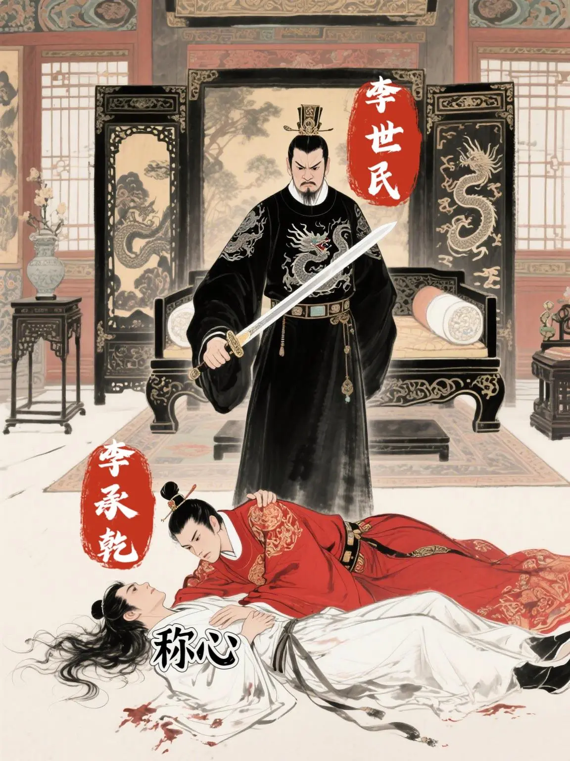 李承乾“恋爱脑”上头，被李世民流放。