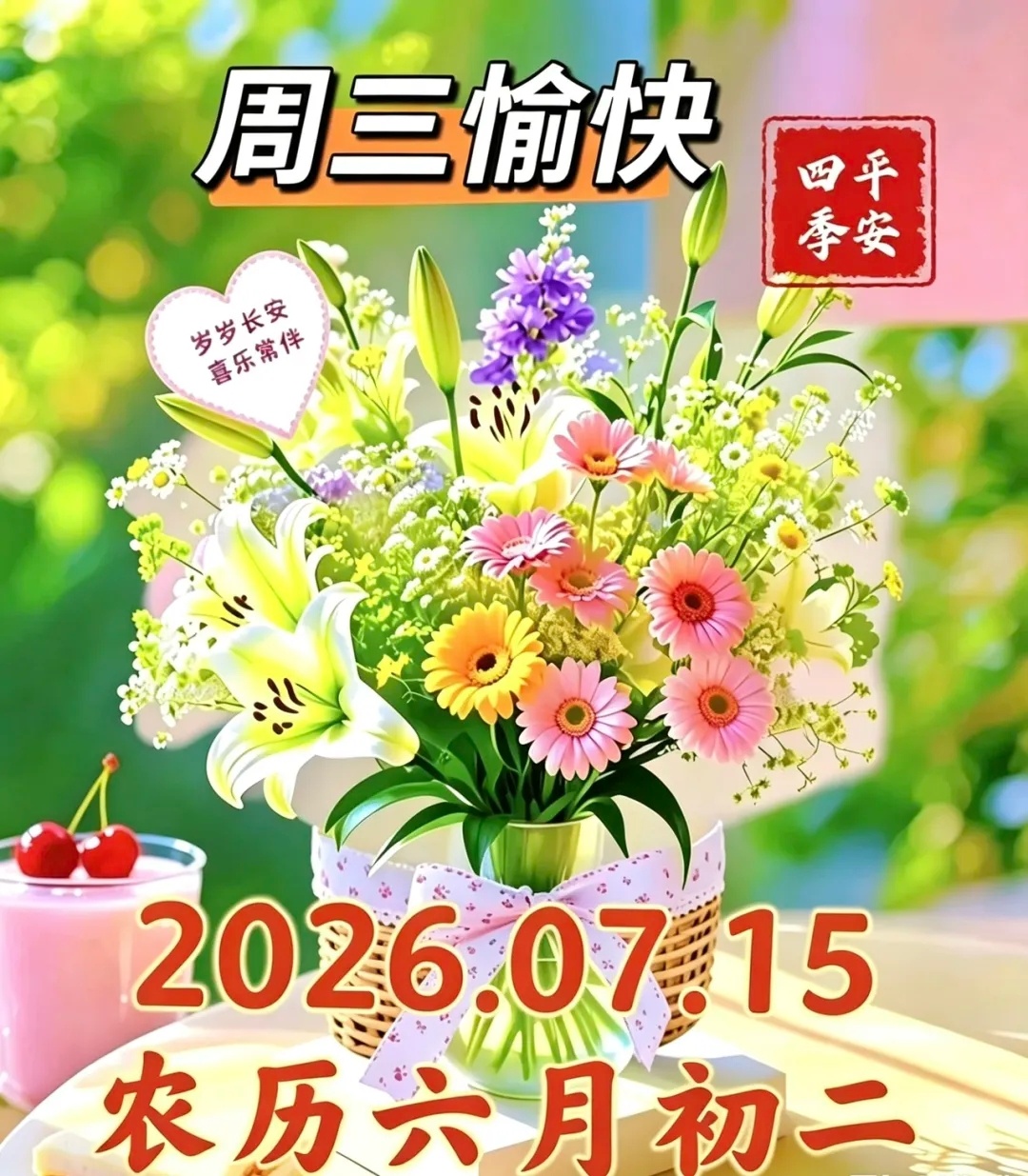 【健康养生】1）7月15日入伏，三伏天长达40天，是一年中阳气最旺的时段，也是“