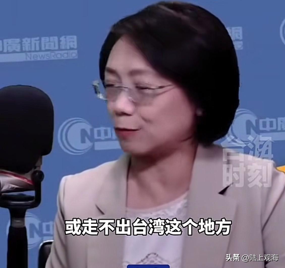 国民党籍“立委”翁晓玲在接受访问时表示，不希望未来的台北市长走不出台湾。

她在