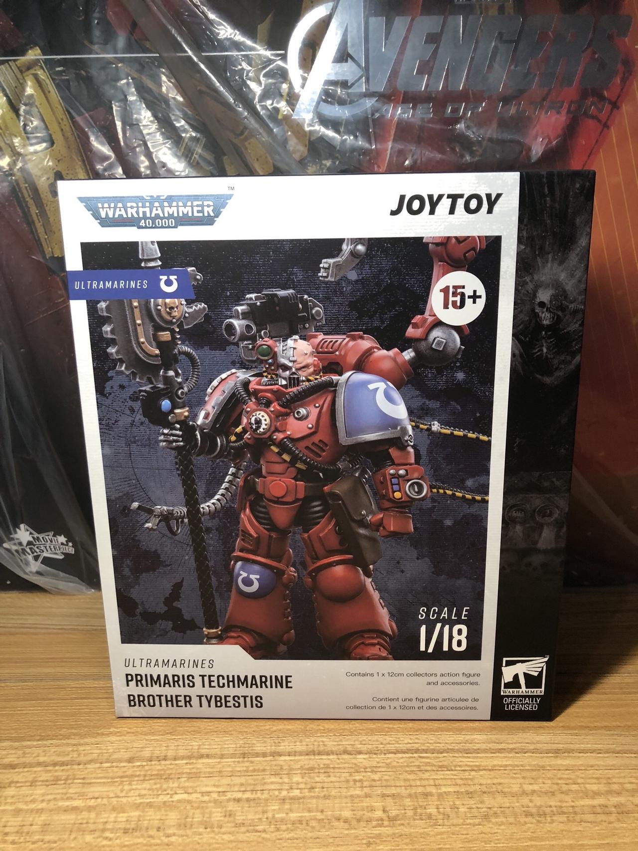 JOYTOY暗源 战锤40K 极限战士 原铸技术军士 泰贝斯提斯兄弟 战锤40k