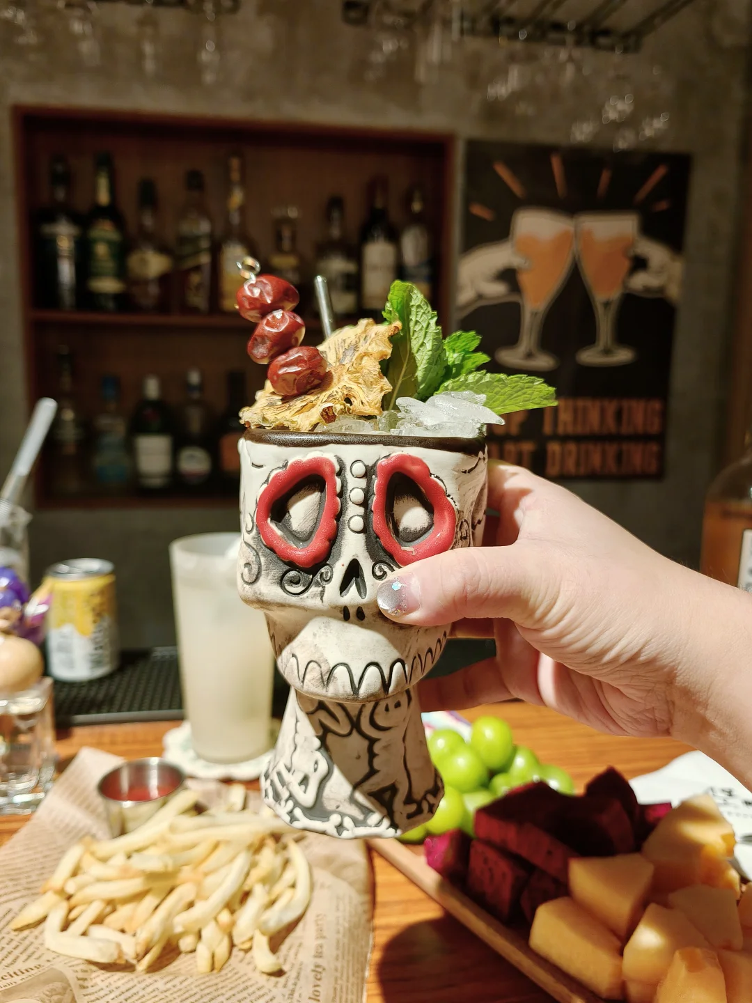 沈阳中街！喝到了tiki风鸡尾酒🍸