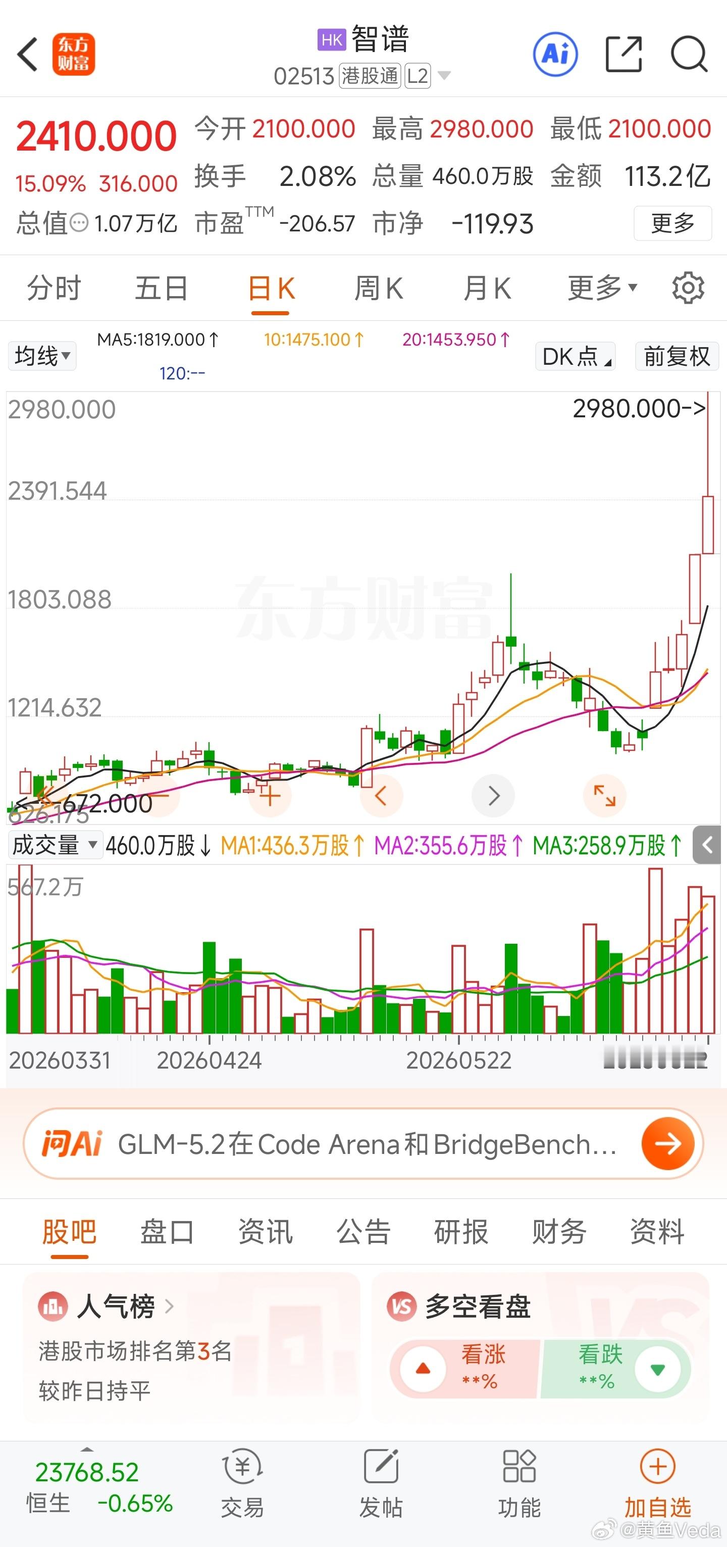 智谱glm-5.2号称地表目前可用编程最强模型