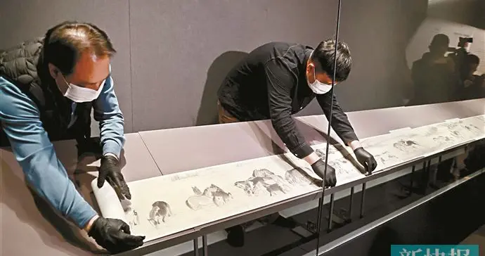 马年贺岁特展1月22日开放 国宝级长卷《七十龙媒图》亮相