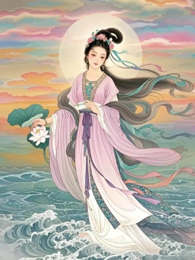 《何仙姑颂》
原创
仙姑袅袅自蓬莱，
云履飘飘下玉阶。
济世慈心传善念，
香名长