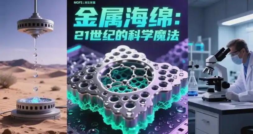 获诺贝尔化学奖的金属有机框架，其空腔构成的内部表面积，大得超乎想象
2025年诺