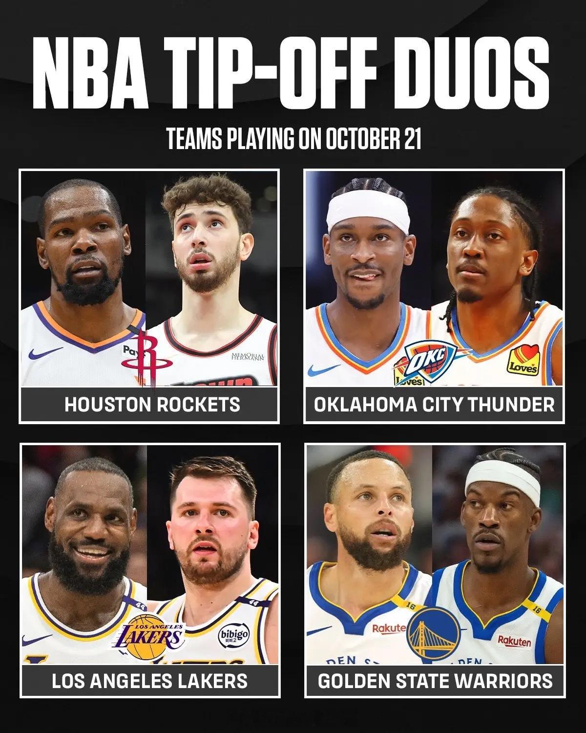 新赛季场上影响力最大的会是哪对双人组？休斯顿火箭NBA吐槽大会 ​​​