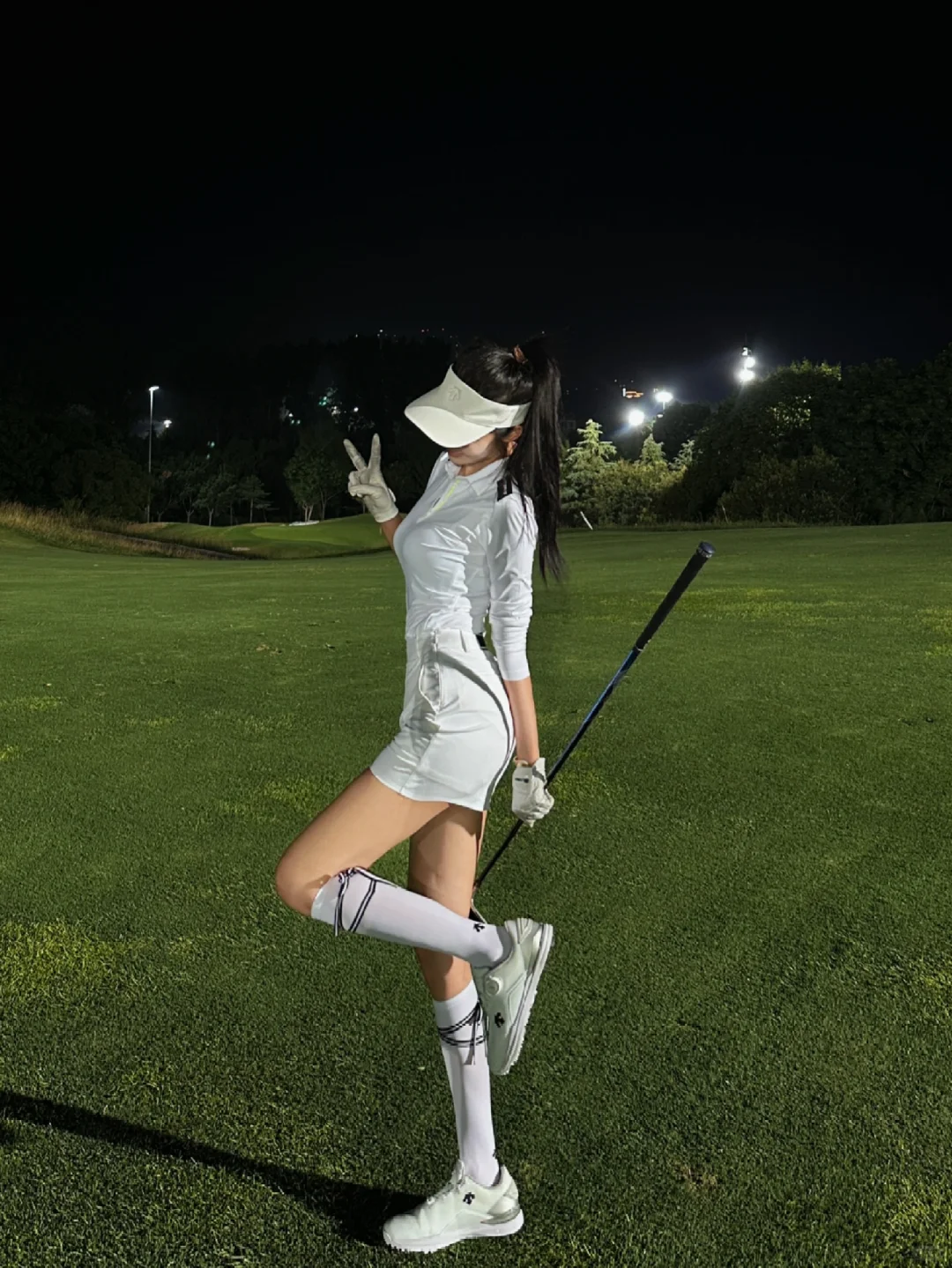 夜拍｜夜场打球太嗨皮了⛳️