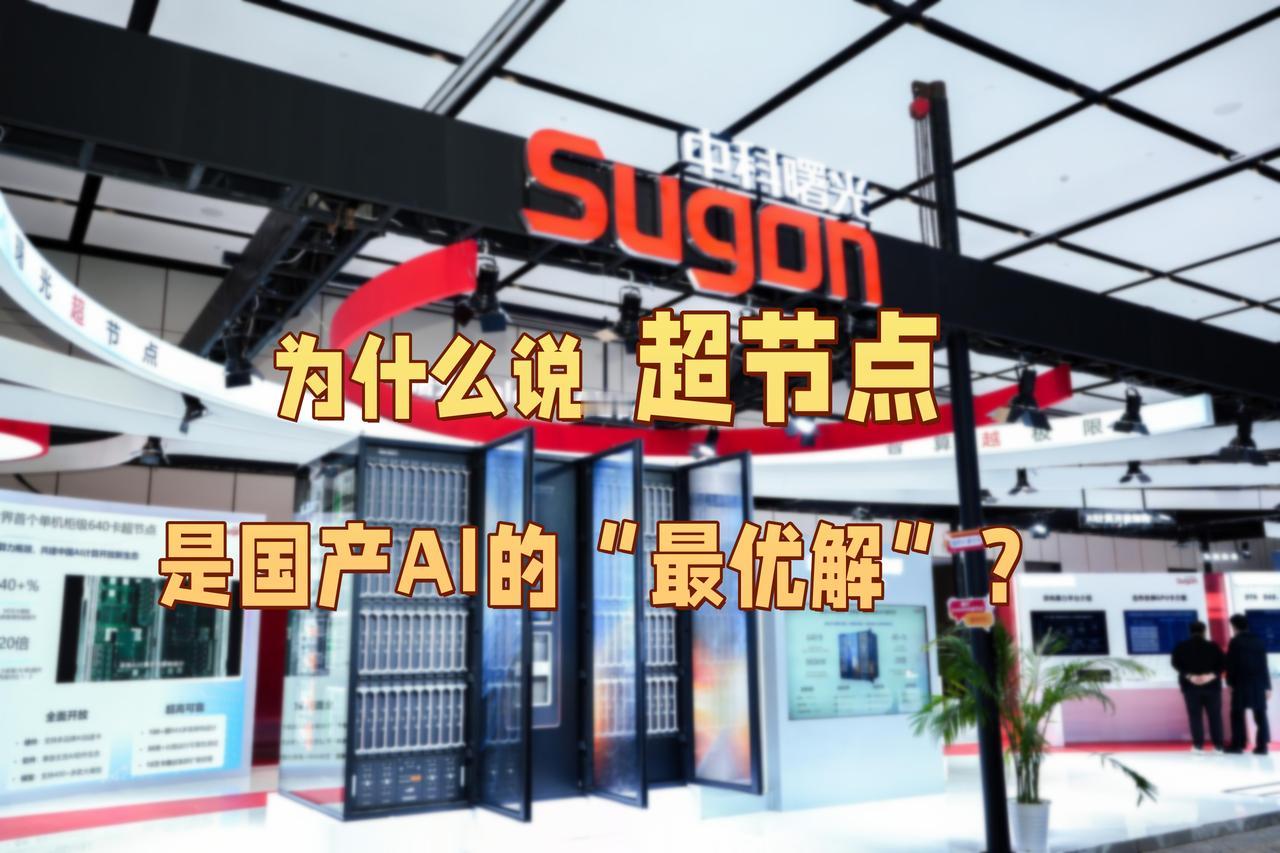 在今天的长沙世界计算大会上，中科曙光的scalex640放超节点与华为昇腾384