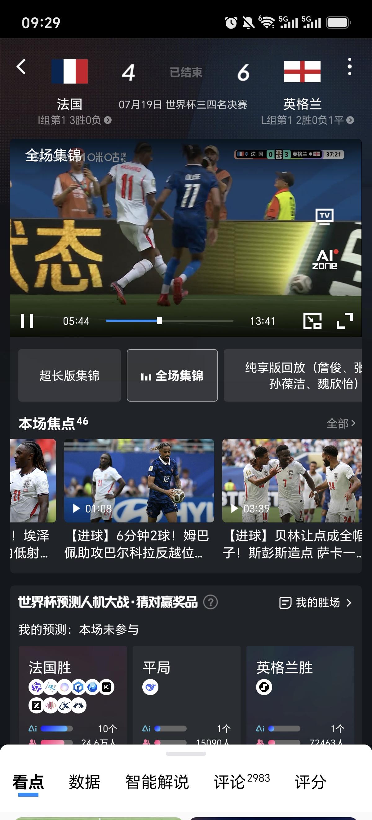 今日清晨结束的世界杯季军大战结束了，最有意思，最好玩的一场进球大战随之告别本次比