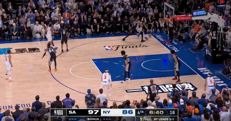 最大落后29分，尼克斯追到9分，唐斯第四节终于有一些得分了。NBA