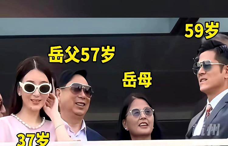 郭富城这次被拍到，身边不光有妻子方媛，连岳父岳母也一起出镜了，画面一出来，很多人