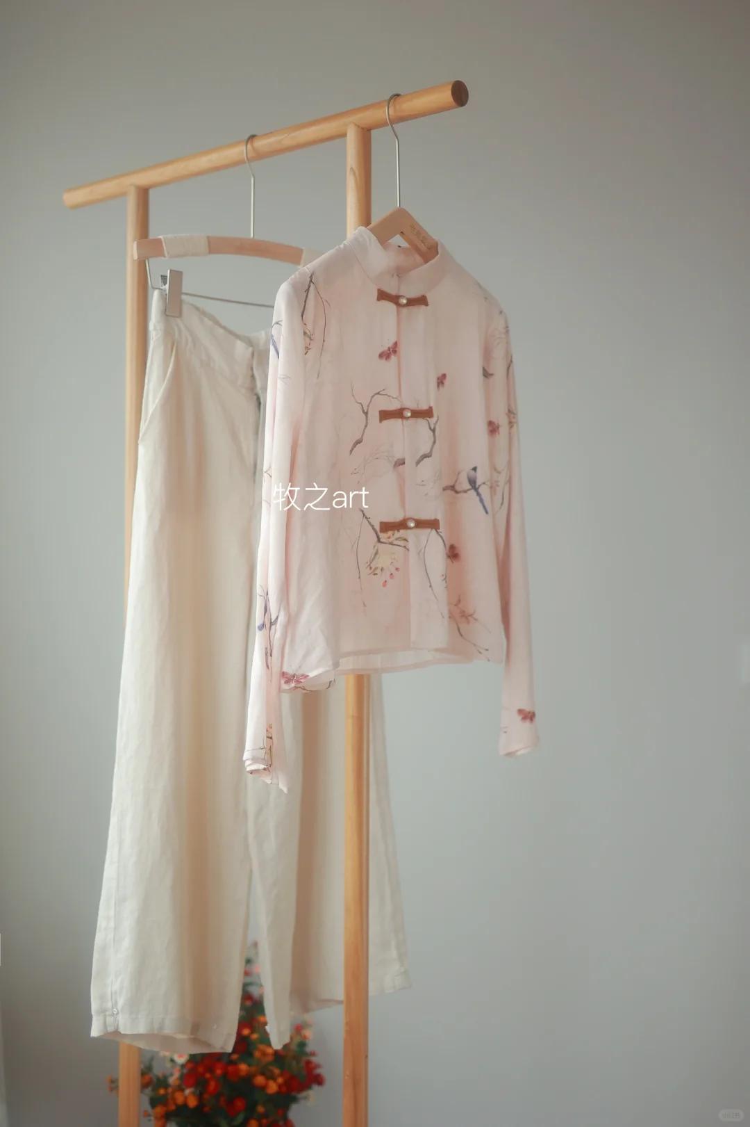 苎麻小衫，颜色太温柔了