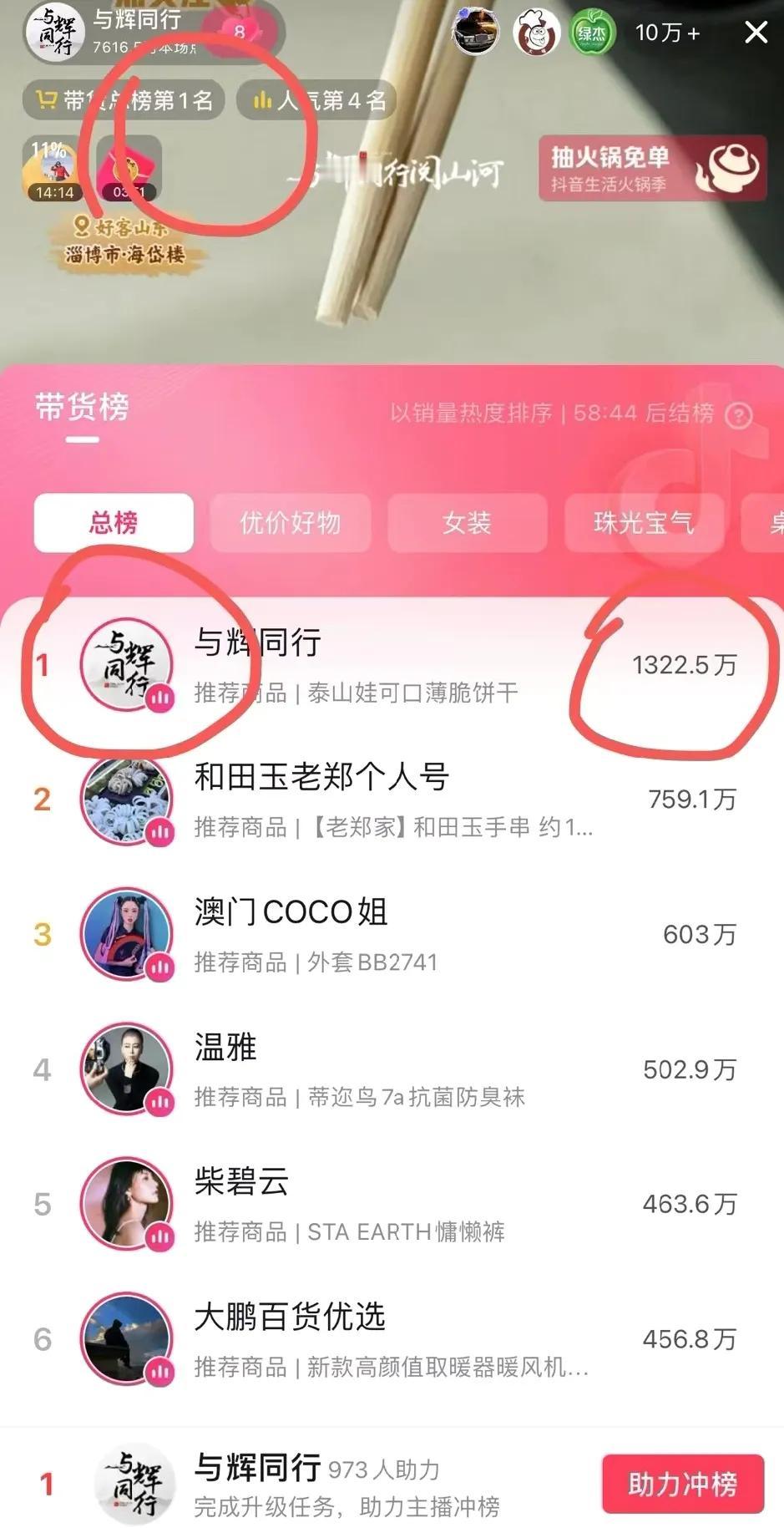 董宇辉终于认认真真卖货一小时了！
    
     哈哈，这家伙终于开始卖货啦