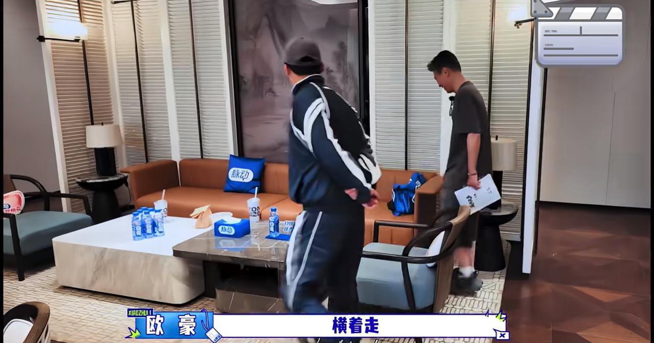 欧豪大概是《大哥小助理》里最开心的老板了。
一出门左边胡军右边李乃文，两个老戏骨
