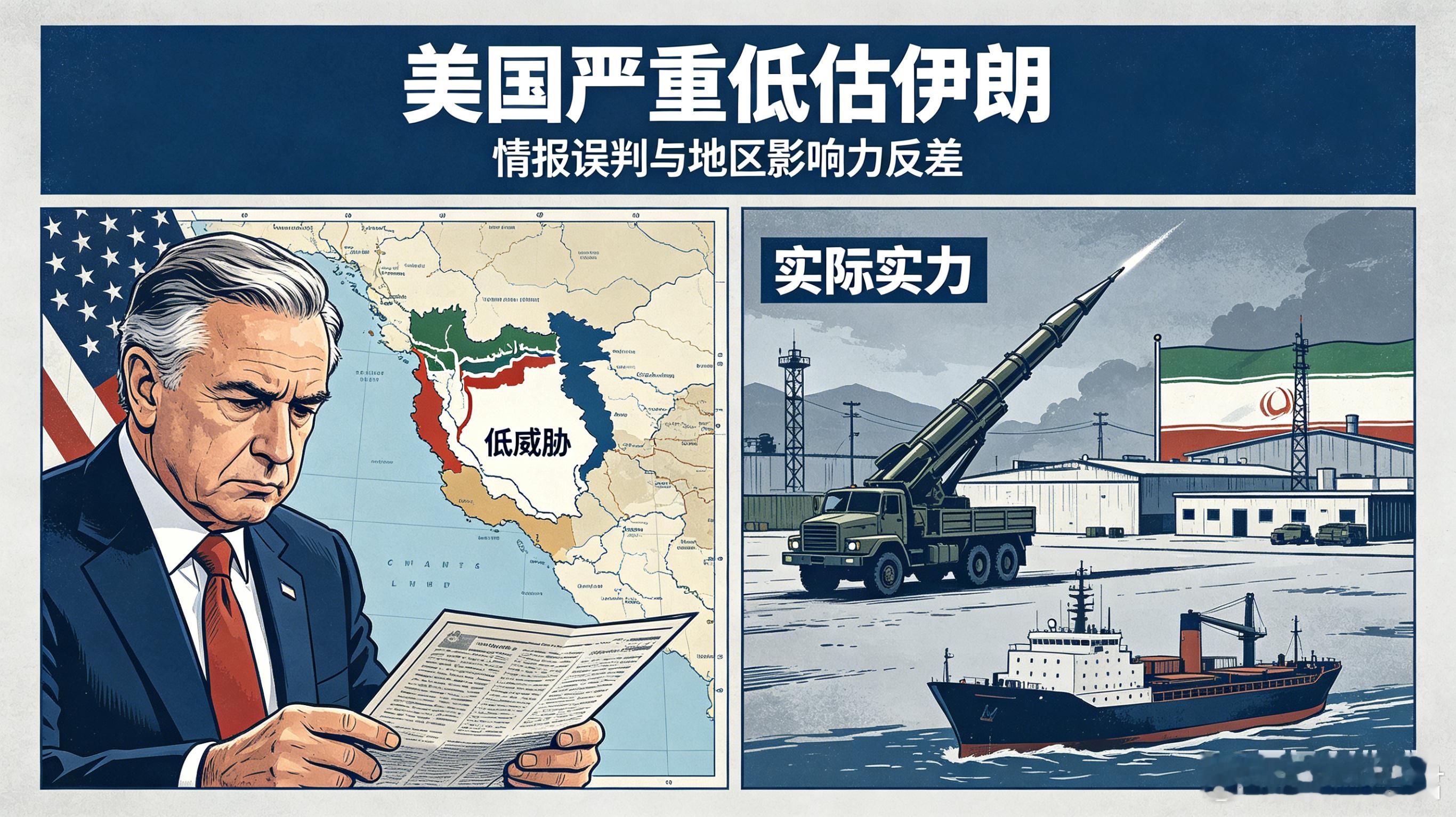美国对伊朗的判断，错得离谱！美国对伊朗错得离谱！美国对伊朗的错判，真的是错得离谱