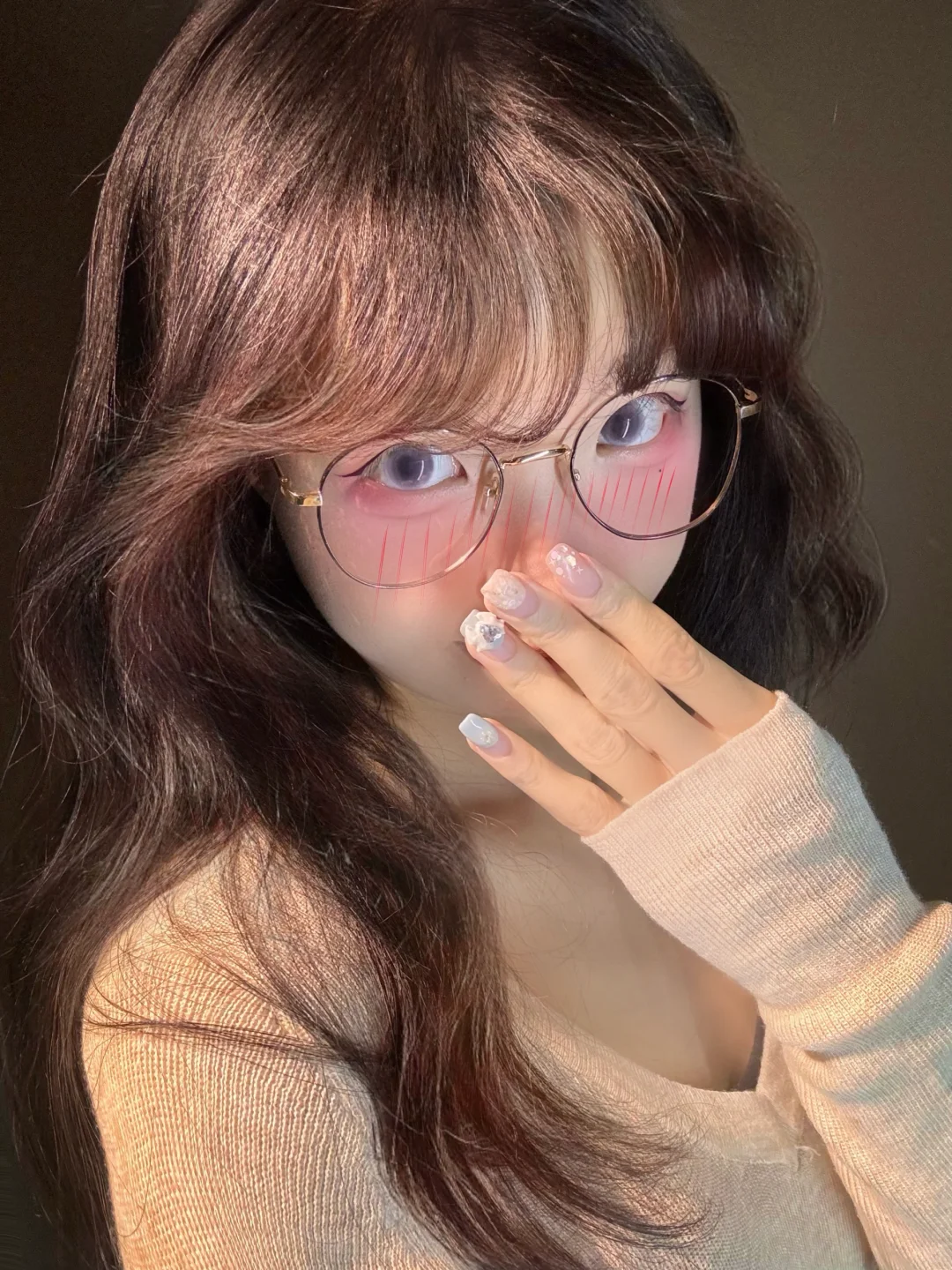 左滑露脸