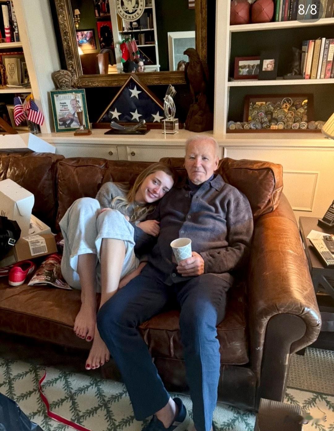 拜登和女儿阿什莉.拜登