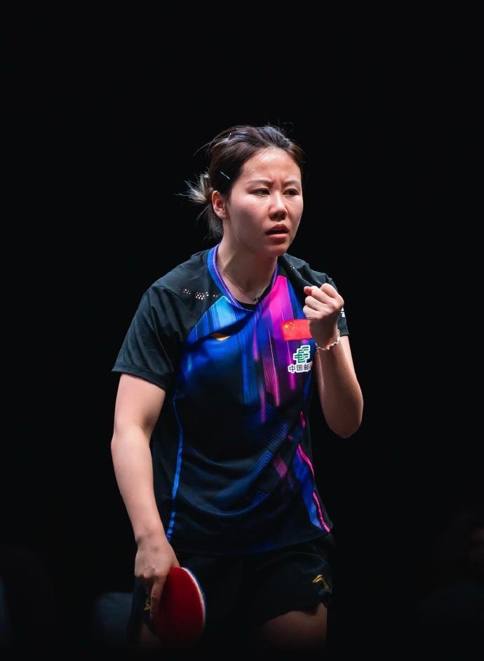 WTT冠军赛多哈站女单决赛：陈幸同大战朱雨玲第六局，双方比赛越发激烈，争夺更加白