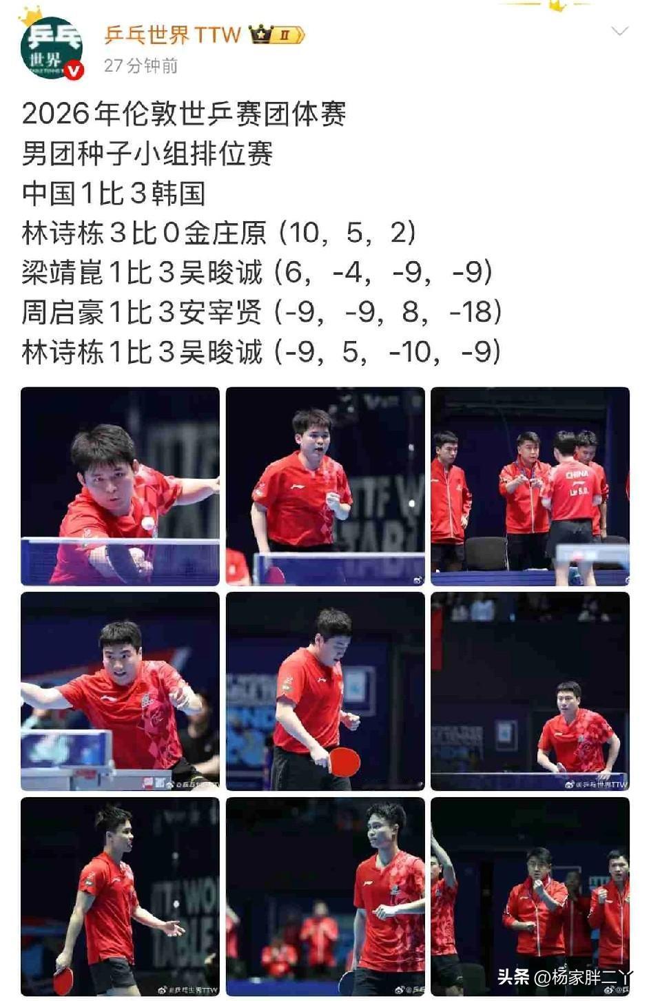 这个结果确实有点意想不到！

本来熬到一点多，看到排兵布阵出来，韩国队没上张禹珍