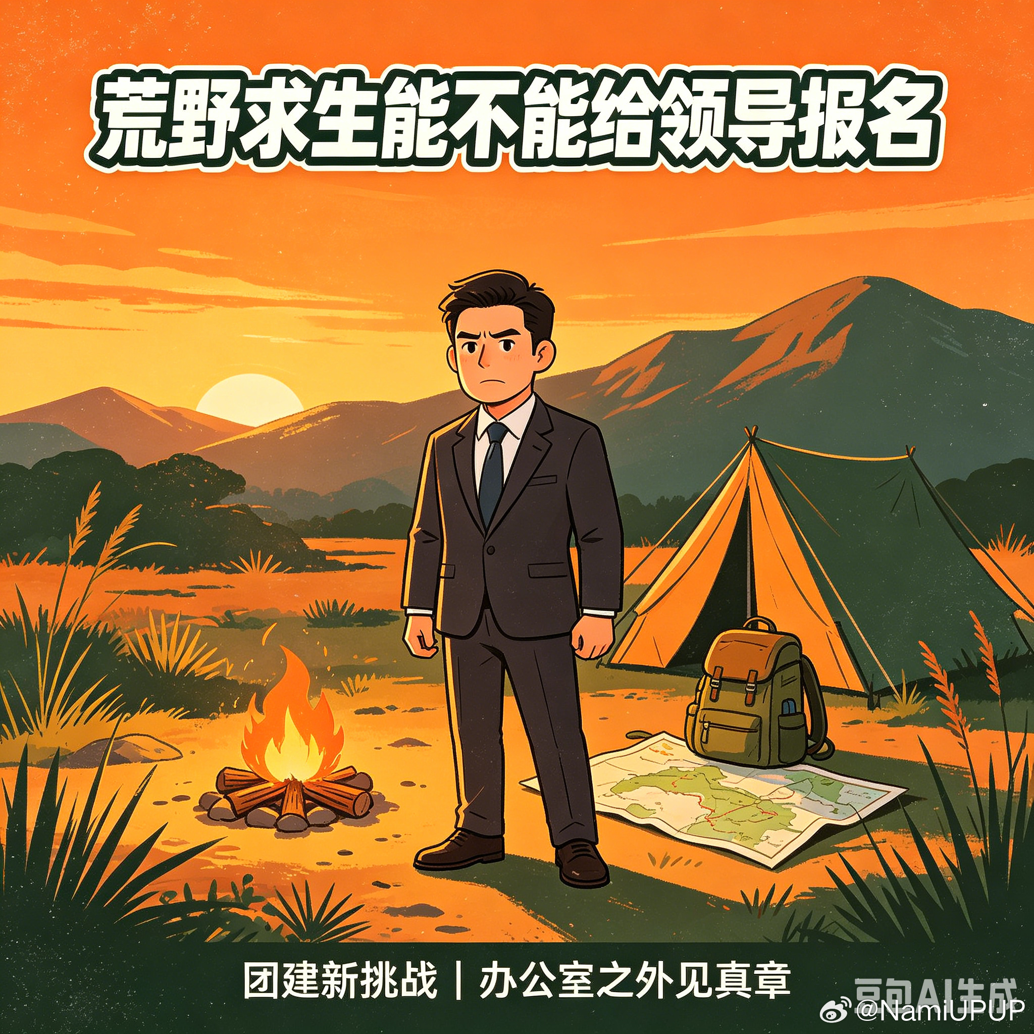 荒野求生能不能给领导报名诚心询问能否给领导报名荒野求生，告别会议与报表，野外自力
