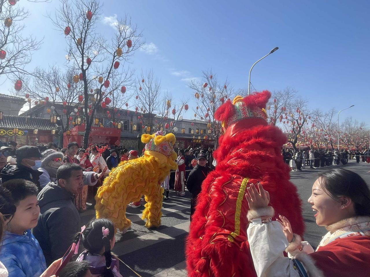 春节假日最后一天，颐和园外同庆街随影！！