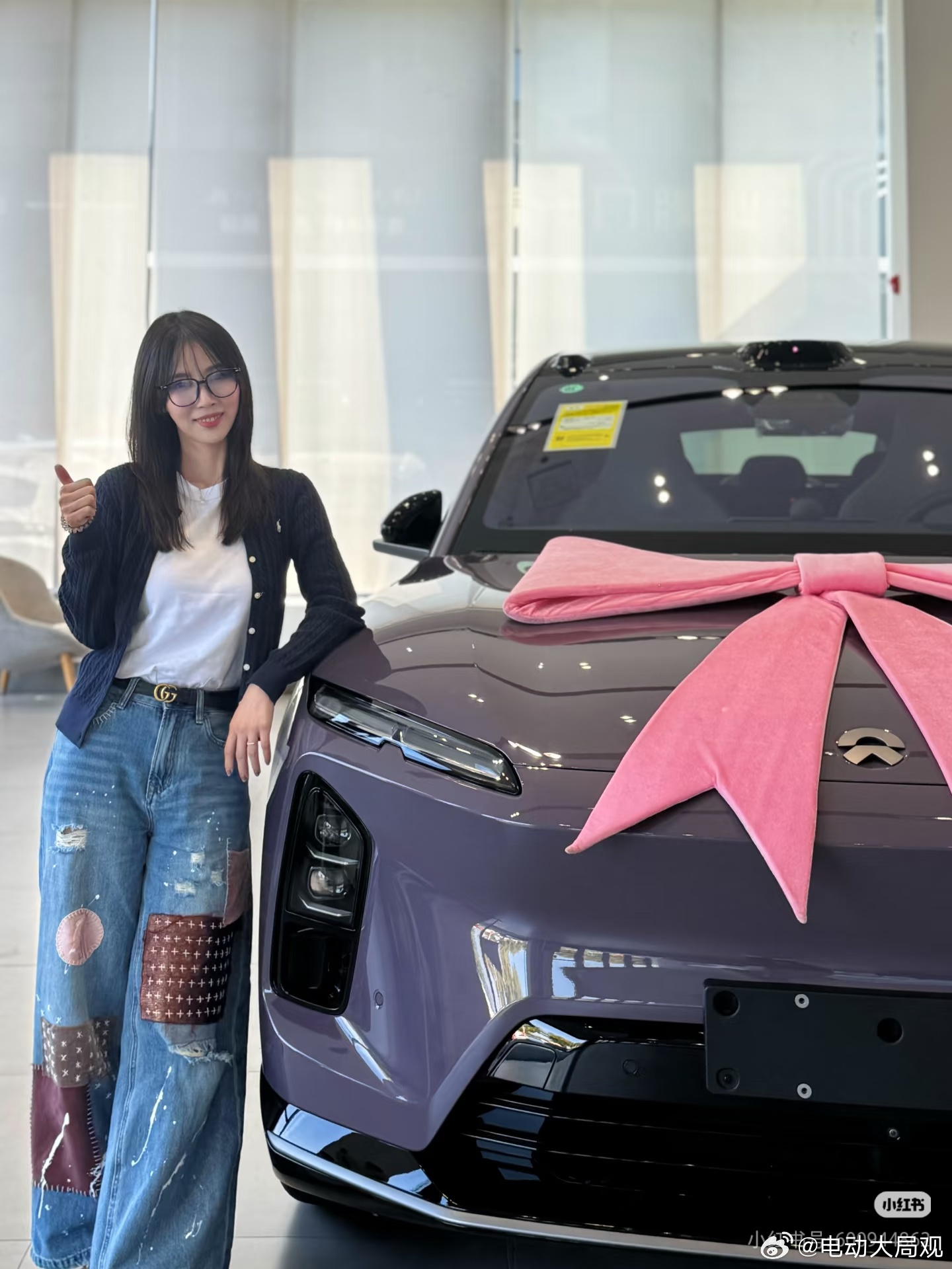 提车日记｜反复爱上ec6的紫色小小蔚来拿下🤏蔚来汽车[超话]我为nio代颜蔚来