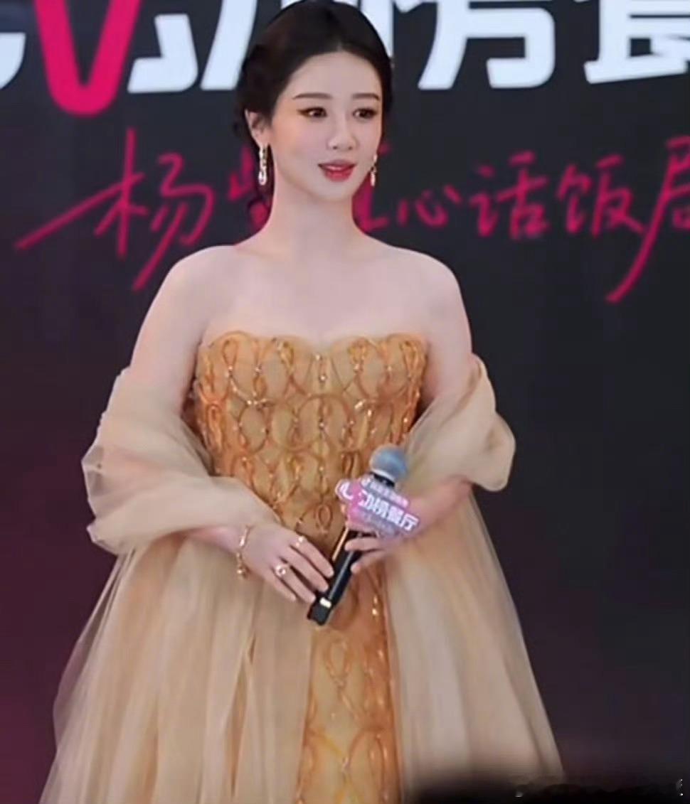 杨紫鎏金网纱披肩杨紫鎏金重工网纱高定长裙 杨紫鎏金网纱披肩裙！！！ 