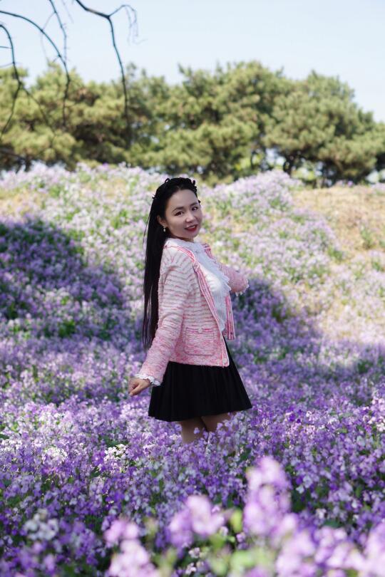 圆明园的紫色花海 | 交换你眼中的春天💜