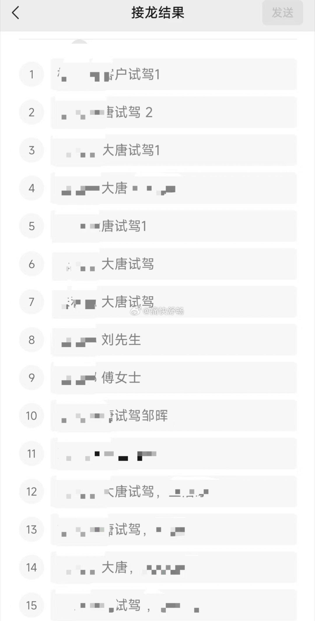 今天上午的试驾列表还是挺夸张的汽场全开大v聊车新能源汽车﻿