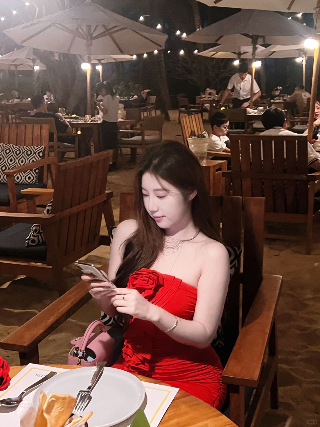 三亚艾迪逊沙滩bbq 氛围感的神