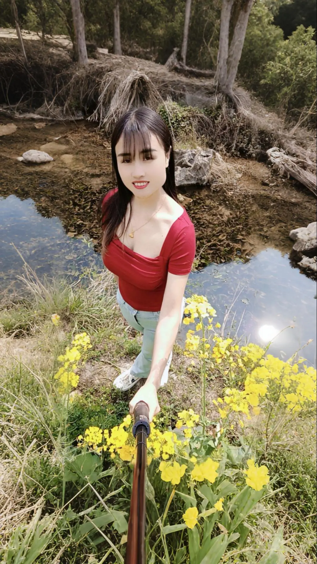 AI扩图 油菜花的季节 好山好水好心情