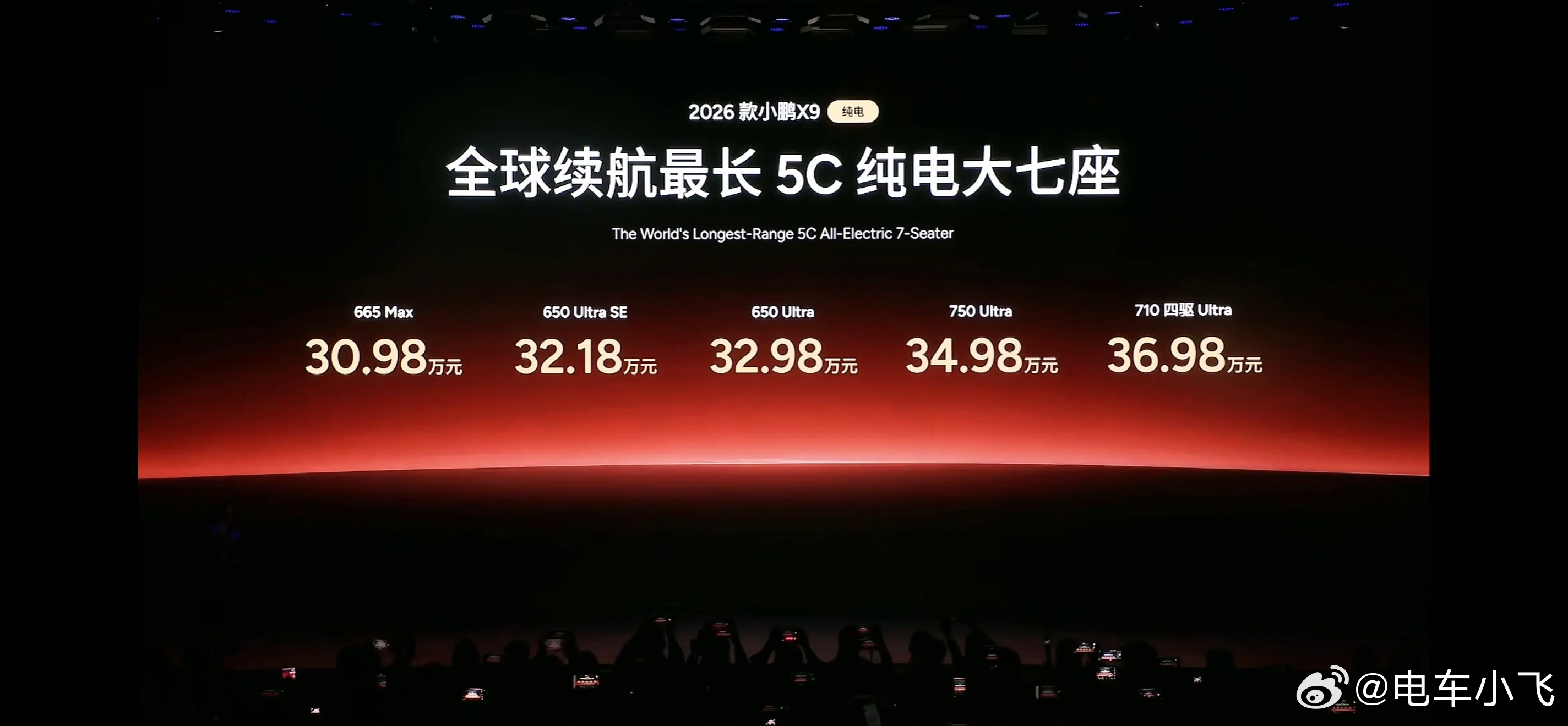 新款小鹏x9纯电版今日上市 x9纯电版会是首批搭载VLA2.0的车型，首批车主有