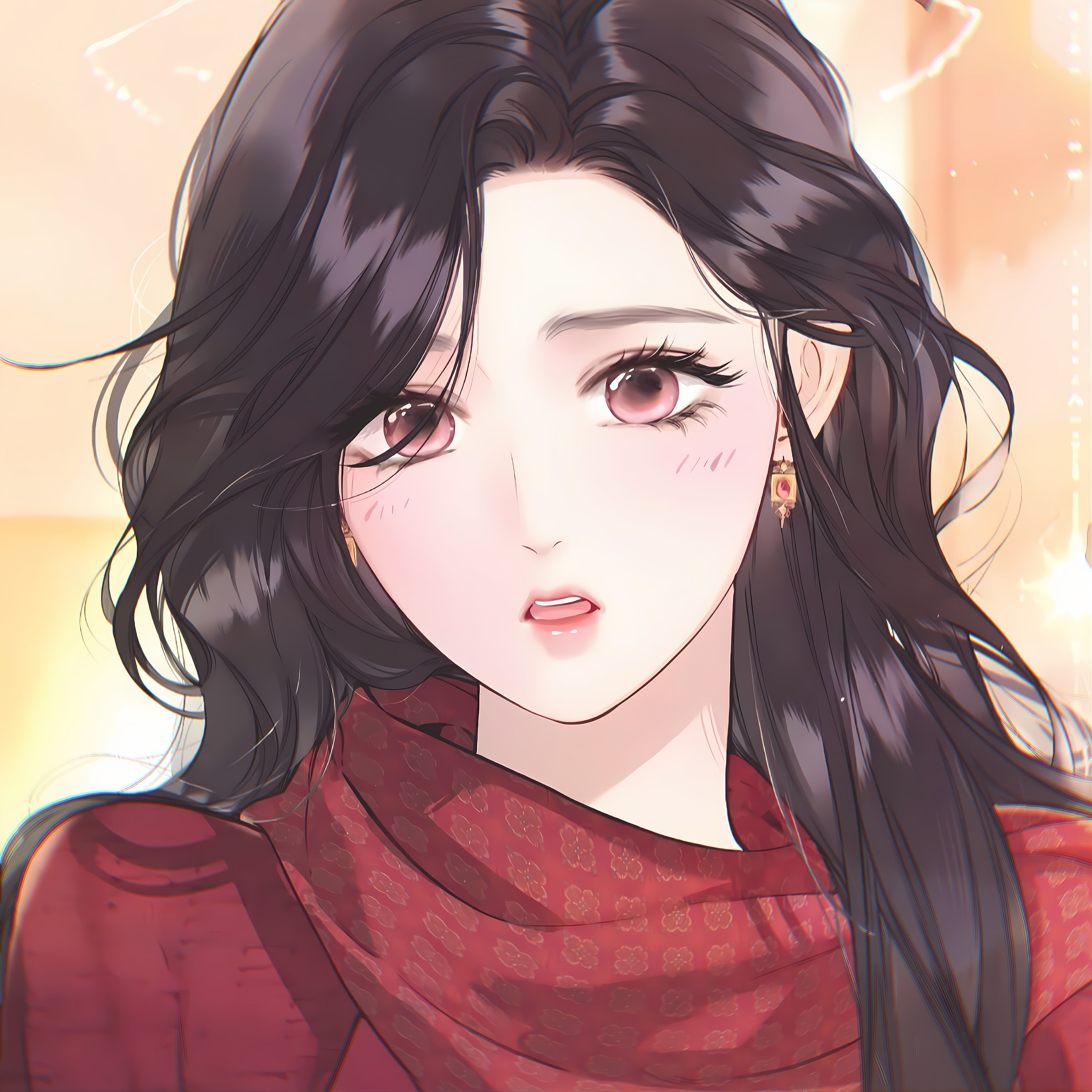 漫画女头｜少女风𝙒𝙚𝘾𝙝𝙖𝙩头像｜清新感｜元气系｜无水印｜清冷风格｜