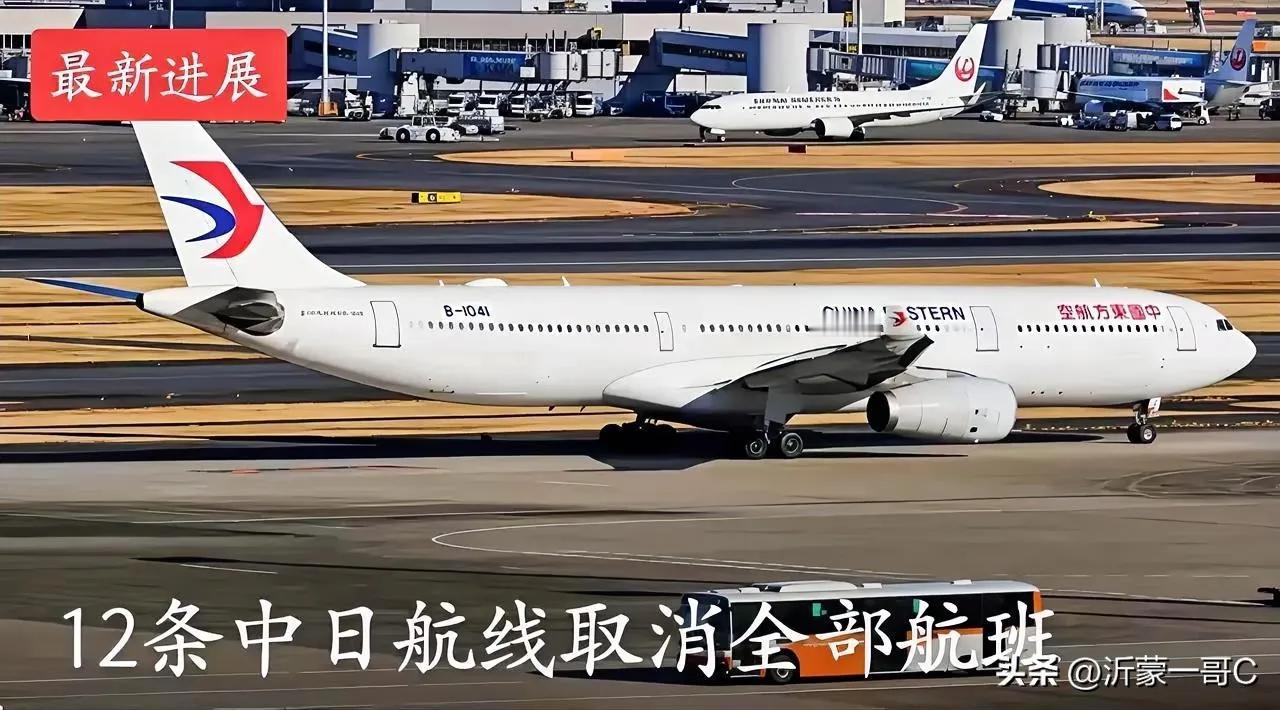突发！中国取消中日12条去往日本的航班！
大快人心！直接断绝来往更好

有网友说