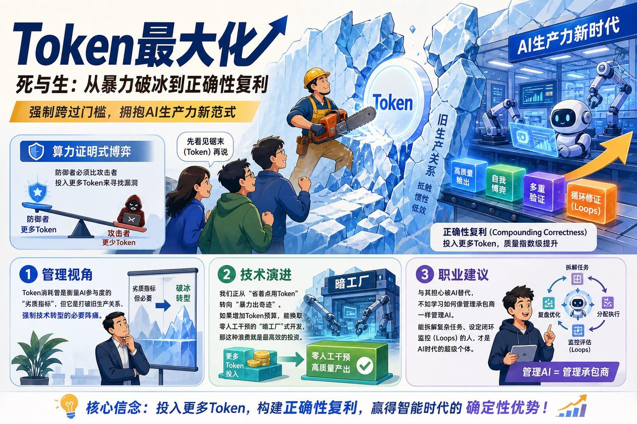【Tokenmaxxing：从“强制洗脑”到“暴力出砖”的生产力跃迁】

最近技