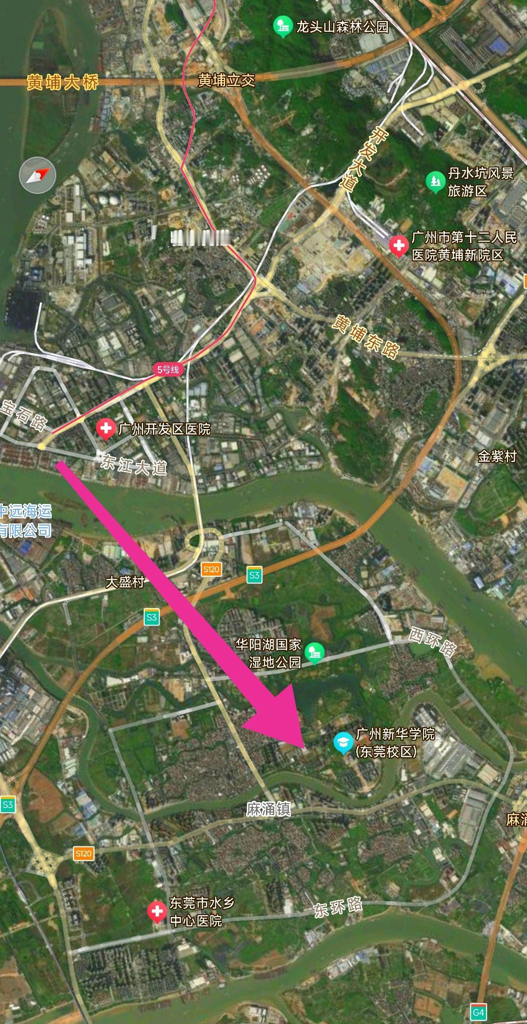 这样看来东莞地理位置是真的太好了。不仅到深圳距离近，到广州的距离也很近。从图上看