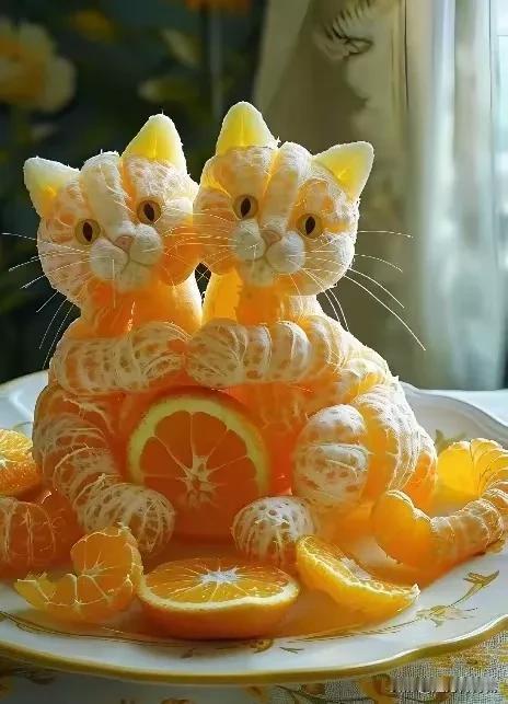 桔子猫！
完美成型哦！
这样的作品能不能达到90分？？[大笑][大笑]